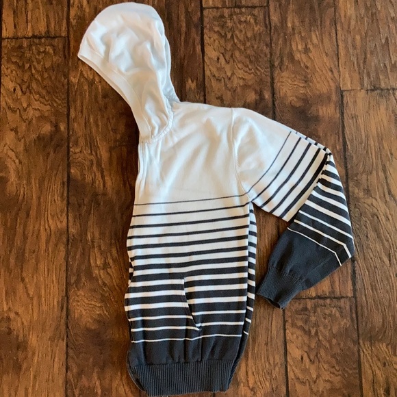 BKE (BUCKLE)  Striped sweater zip up hoodie M EUC - Picture 6 of 6